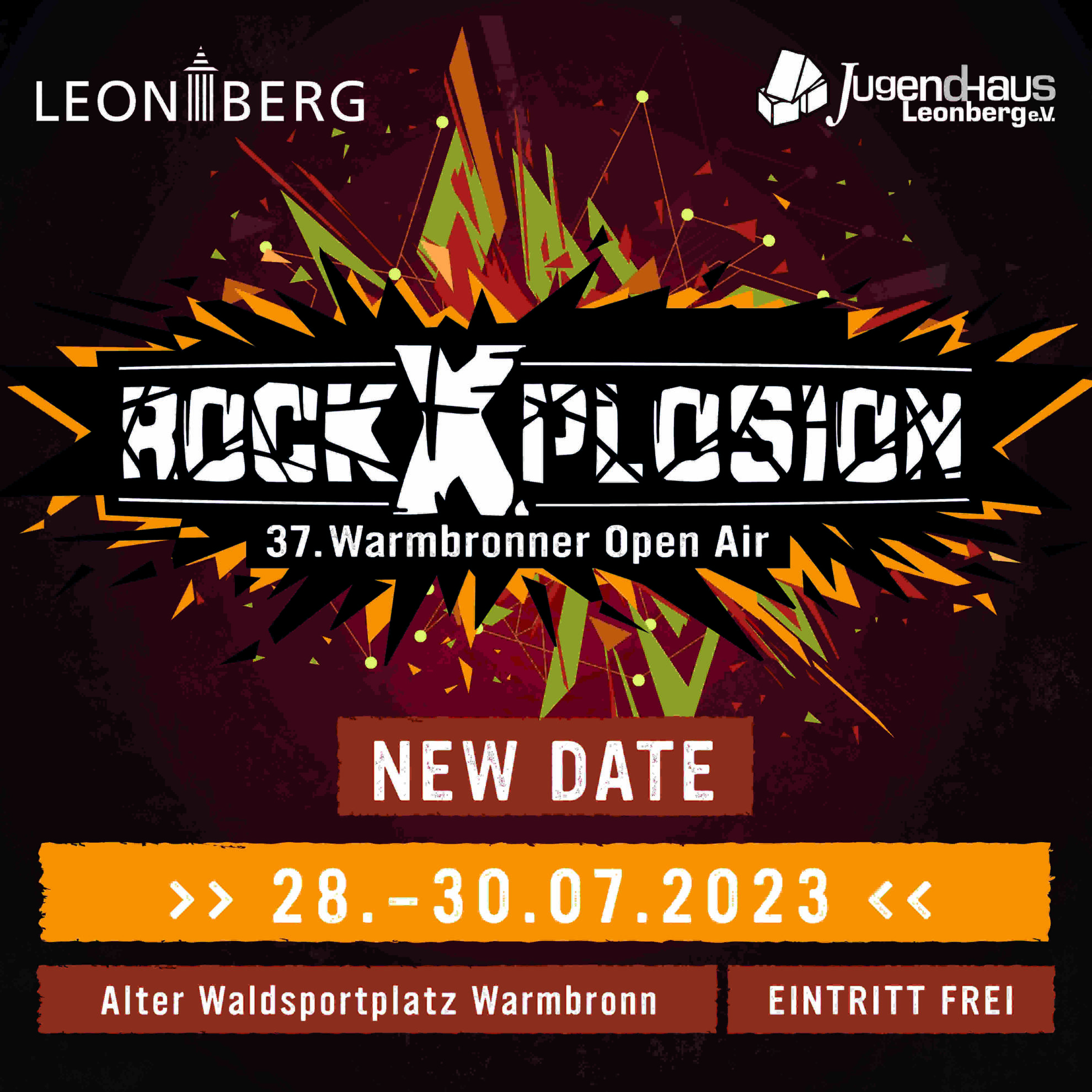 rockXplosion 2023 | NEW DATE | 28. - 30- Juli 2023 | square