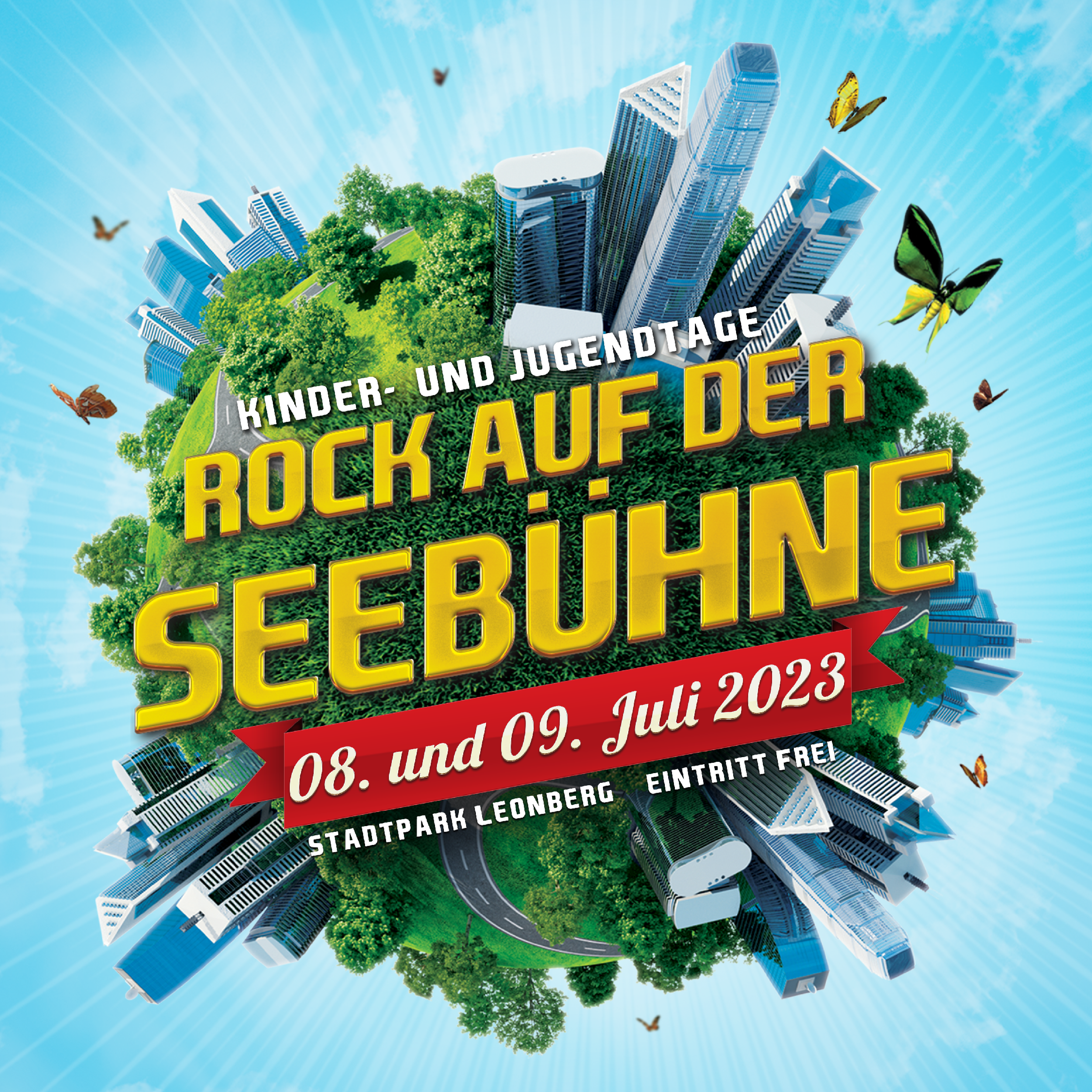 Rock auf der Seebühne | 08. & 09. Juli 2023 | Leonberg Stadtpark