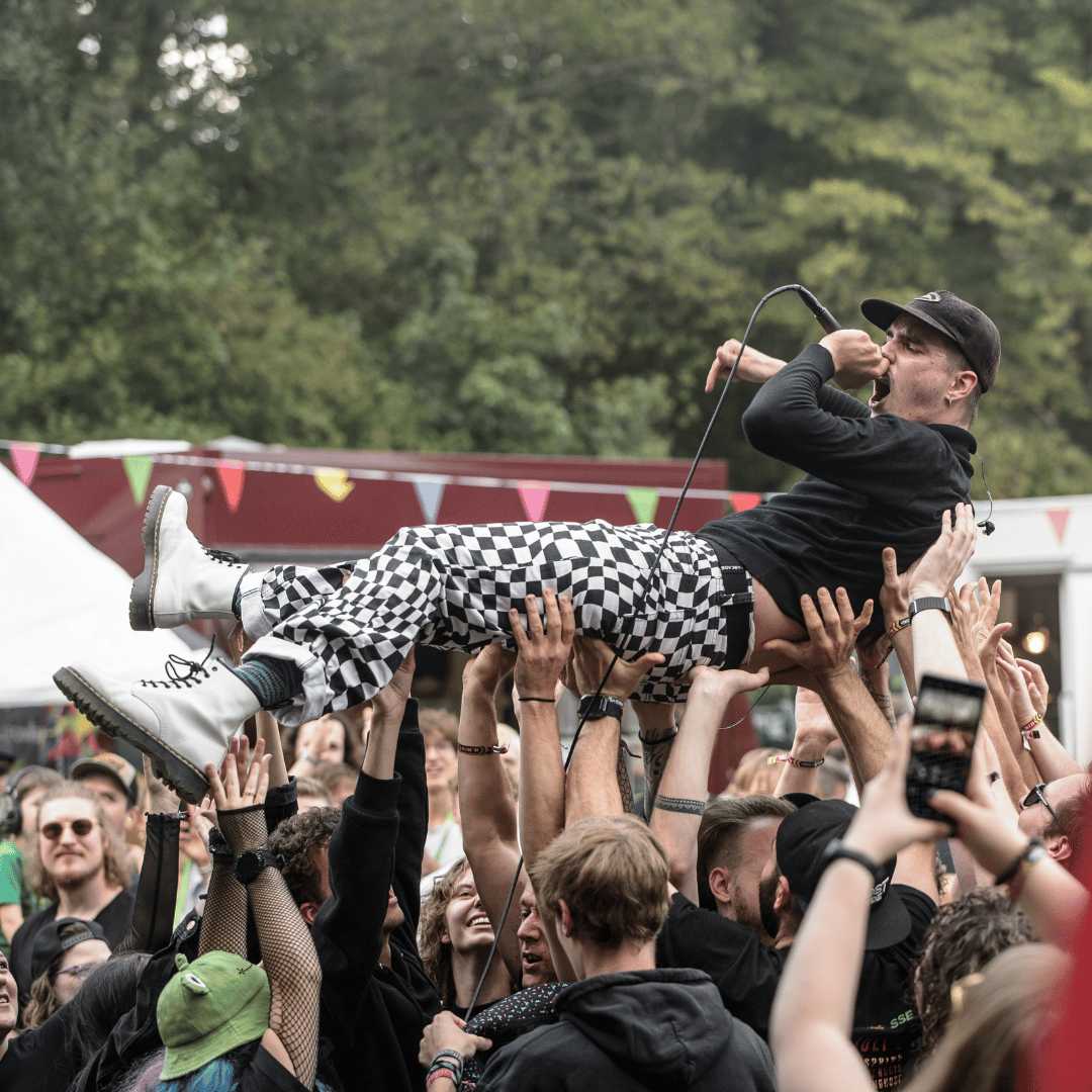 Live Music Stage Diving
