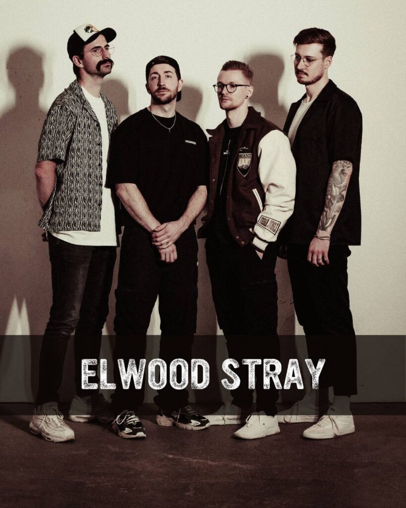 Instagram Beitragsbild der Band Elwood Stray, mit Bandname im Bild