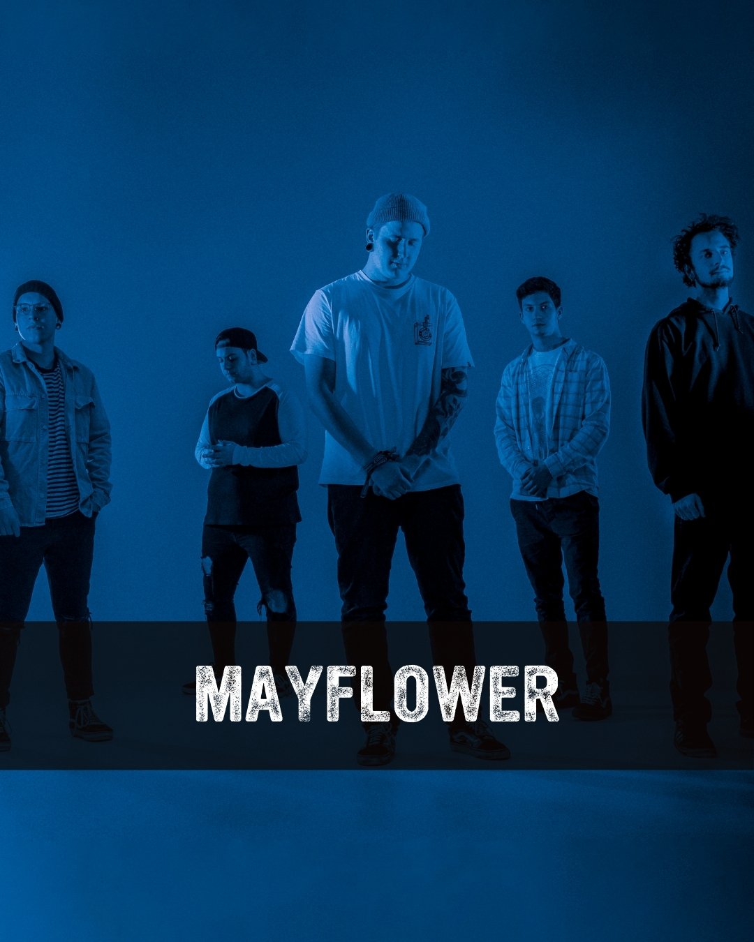 Insta_FR_Mayflower Instagram Beitragsbild der Band Mayflower, mit Bandname im Bild