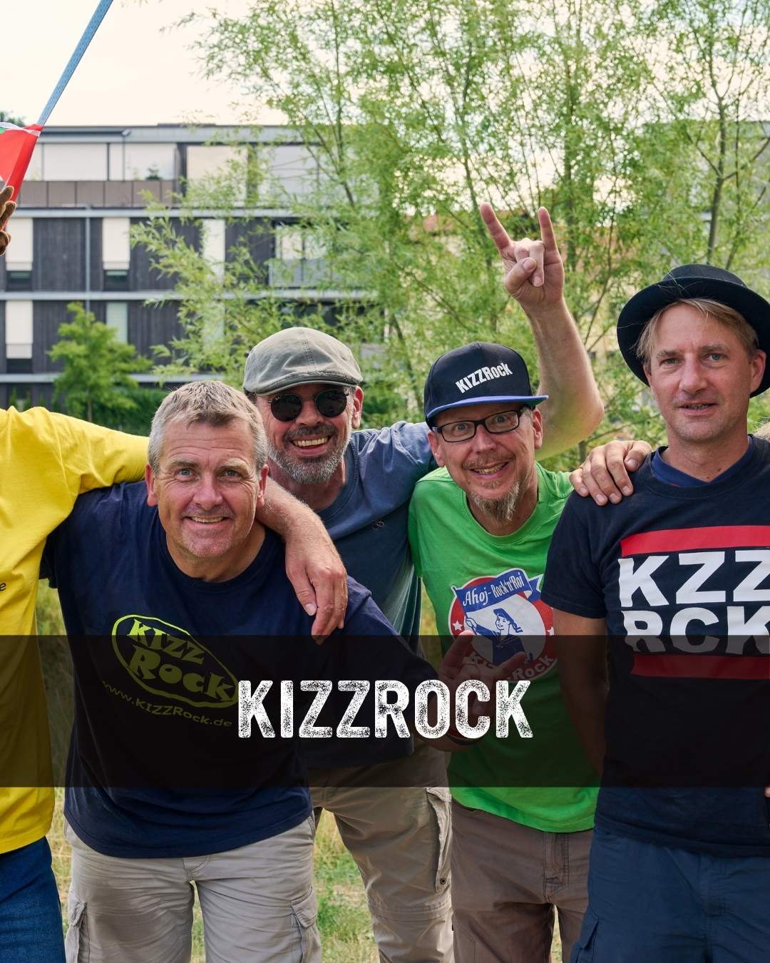 Insta_SA_KIZZROCK Instagram Beitragsbild der Band KIZZROCK, mit Bandname im Bild