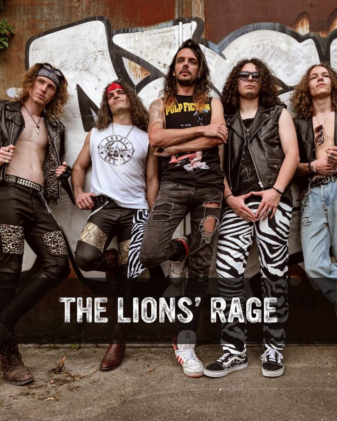 Instagram Bandbild The Lion's Rage - mit Namen im Bild