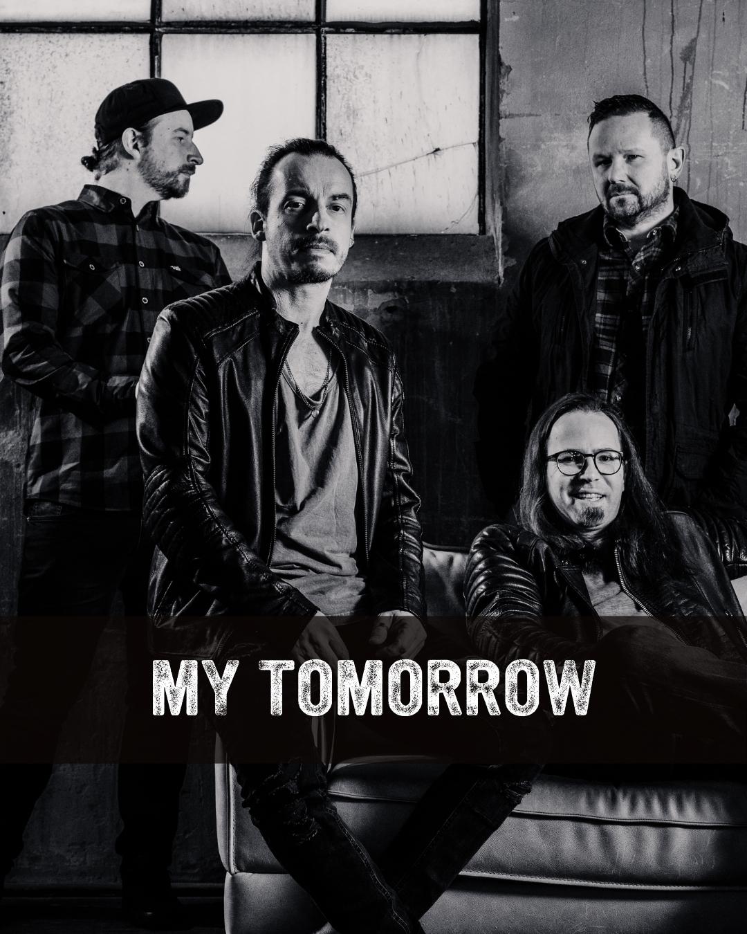 Instagram Beitragsbild der Band My Tomorrow, mit Bandname im Bild