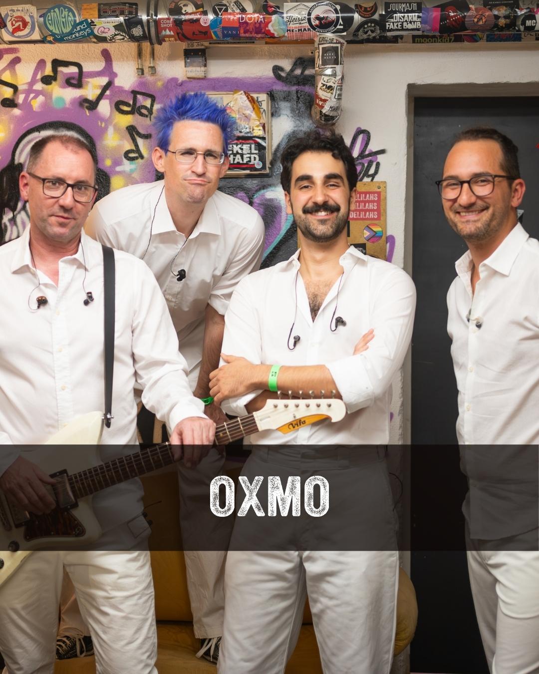 Instagram Beitragsbild der Band OXMO, mit Bandname im Bild