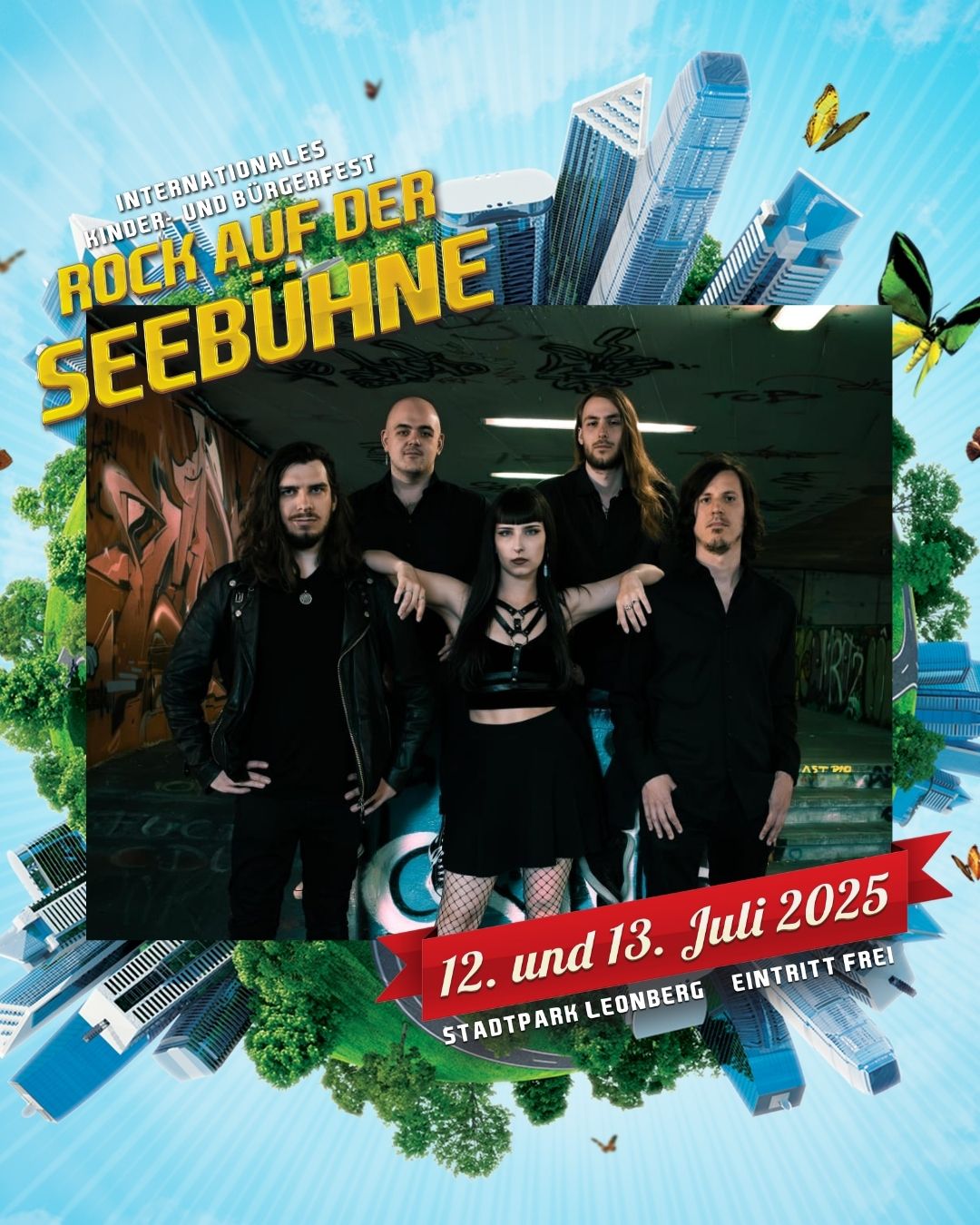 Bandveröffentlichung von Echoes of the Lost für das Rock auf der Seebühne am 12. und 13. Juli 2025.