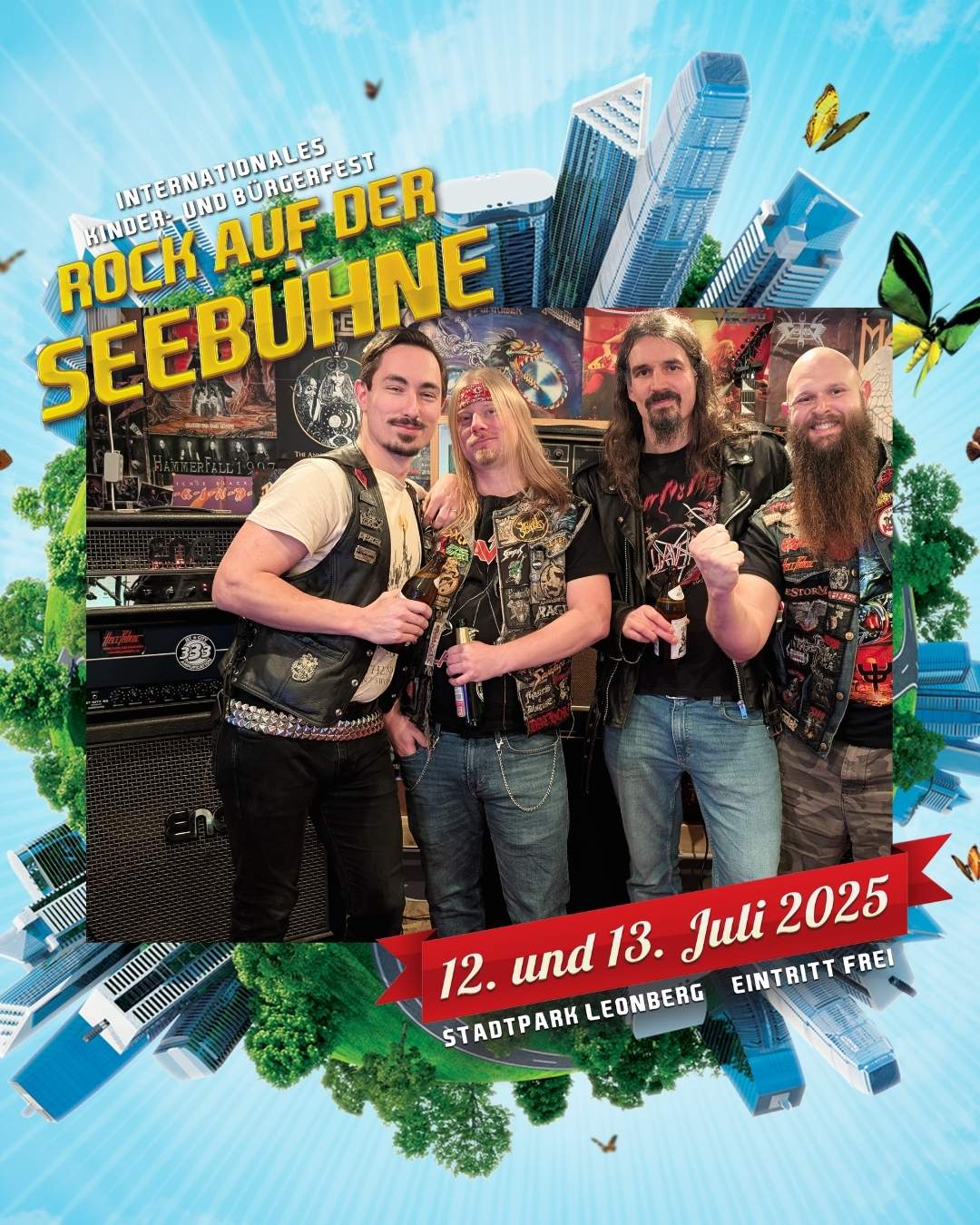 Bandveröffentlichung von Hell Patröl für das Rock auf der Seebühne am 12. und 13. Juli 2025.