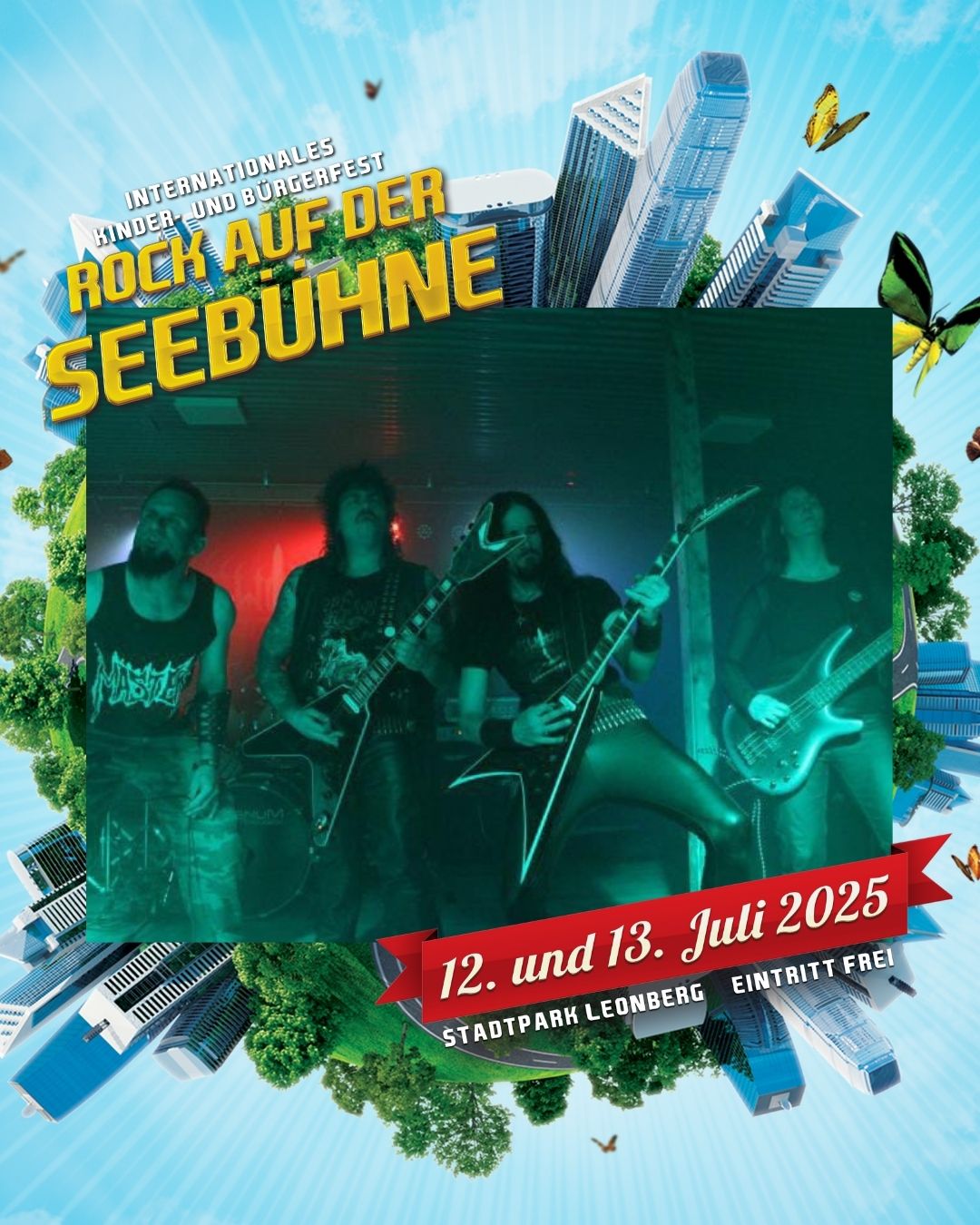 Bandveröffentlichung von Sworn Allegiance für das Rock auf der Seebühne am 12. und 13. Juli 2025.