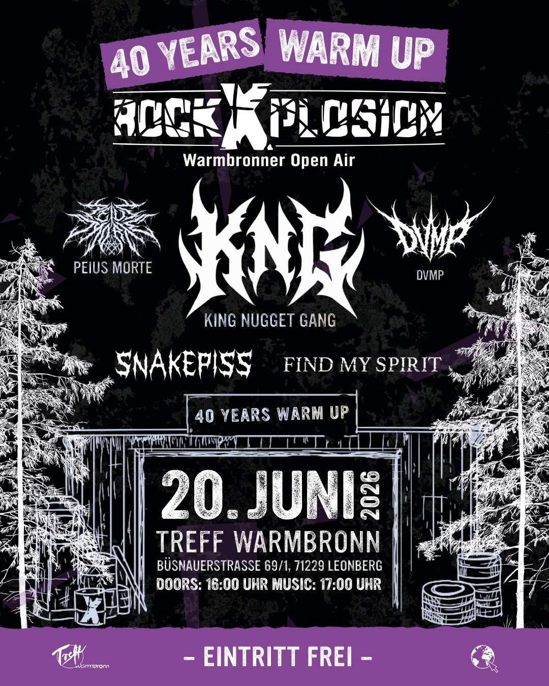 Social Media Flyer rockXplosion Warmup