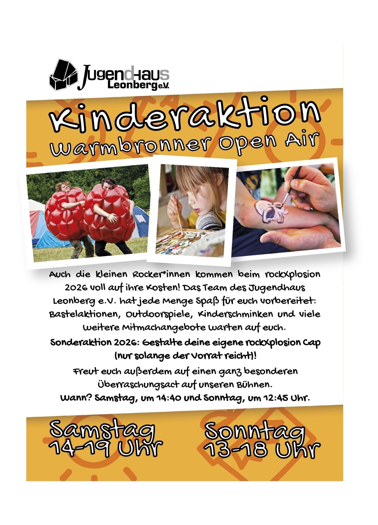 Kinderaktion rockXplosion 2026